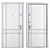 Priority (Abvehr) Metal Door 900x2050mm 3D model small image 4