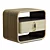  COLMAR Bedside Table: Elegant Luxury 3D model small image 1