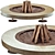 Elegant Rondo Fire Pit Ensemble 3D model small image 1