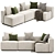  Bludot Cleon Light Sectional Sofa 3D model small image 2