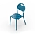 COUPOLE Steel Barstool - D22 x 1.5 Profiles 3D model small image 2