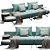 Luxury Modern Sofa Furniture Set 3D model small image 2