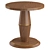 Elegant Tiffany Side Table 2015 3D model small image 1