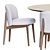 Modern Abrey Table and Chair Set 3D model small image 2