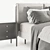 Moderno India Queen Bed 3D model small image 4