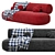 Modern Comfort Hippo Sofa 3D model small image 4