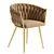 Elegant ROMA LUX Velvet Chair 3D model small image 2
