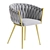 Elegant ROMA LUX Velvet Chair 3D model small image 3