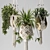 Handcrafted Macrame Plant Hangers 3D model small image 1