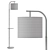 Modern Floor Lamp with Switch 3D model small image 2