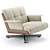 Modern Luxury Armchair Furniture aesthetically designed 3D model small image 1