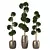 Tall Outdoor Plant Sculpture 3D model small image 1