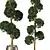 Tall Outdoor Plant Sculpture 3D model small image 2