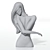 Elegant Woman Sculpture 3D model small image 3