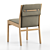 Hito Feature Dining Chair, Olive 3D model small image 4