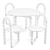 Handcrafted Mono Dining Set 3D model small image 7