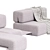 Faina Modular Sofa Set 3D model small image 2