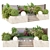 Modern Natural Plant Backyard Collection 3D model small image 1