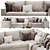 Modern Corner Sofa Set Exton 3D model small image 4