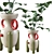 Handmade Ceramic Explorer Vases 3D model small image 3