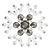 Luxury Murano Glass Chandelier, 36-Light 3D model small image 4