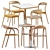 Stylish Neva Chairs, Briscola Table 3D model small image 1