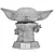 Mandalorian Funko Grogu Figure. 3D model small image 7