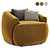 Sofia Armchair in 3 Colors 3D model small image 3