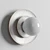 Elegant Aureole Ceramic Wall Light 3D model small image 2