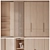 Modern Sliding Door Wardrobe Set 3D model small image 2