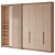 Modern Sliding Door Wardrobe Set 3D model small image 4