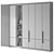 Modern Sliding Door Wardrobe Set 3D model small image 7