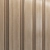 Brass-Trimmed Wood Wall Panels 3D model small image 3