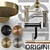 Gessi ORIGINI Bathroom Faucet Set 3D model small image 2