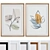 Modern Abstract Picture Frame Set 3D model small image 1