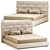 Majal Bed Collection: Modern Elegance 3D model small image 1