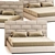 Majal Bed Collection: Modern Elegance 3D model small image 2