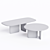 Modern B&B Italia Wooden Table 3D model small image 2