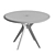 Elegant Tango Ceramic Dining Table 3D model small image 2