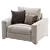 Exton Domingo Salotti Sofa Set 3D model small image 4