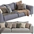 Modern Hollywood Sofa Set 3D model small image 4