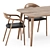 Modern Comfort: Neva Chairs & Kalota Table 3D model small image 2