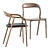 Modern Comfort: Neva Chairs & Kalota Table 3D model small image 4