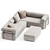 Mokumuku Amalfi Sofa Set 3D model small image 2