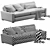 Luxury Maxwell Sofa Model 3D model small image 5