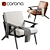 Sleek and Modern Otio Armchair 3D model small image 3