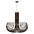 Modern Hanging Pendant Chandelier 3D model small image 1