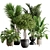 Botanical Bliss Indoor Plant Set 3D model small image 8