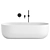 DESIGNO Stone Bath 1780mm Model 3D model small image 2