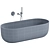 DESIGNO Stone Bath 1780mm Model 3D model small image 3